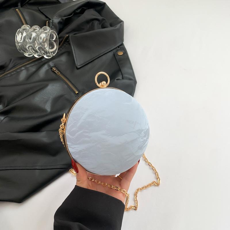 Fashionable Unique Stylish Evening Clutch Bag Chic Handbag With Chain Shoulder Strap