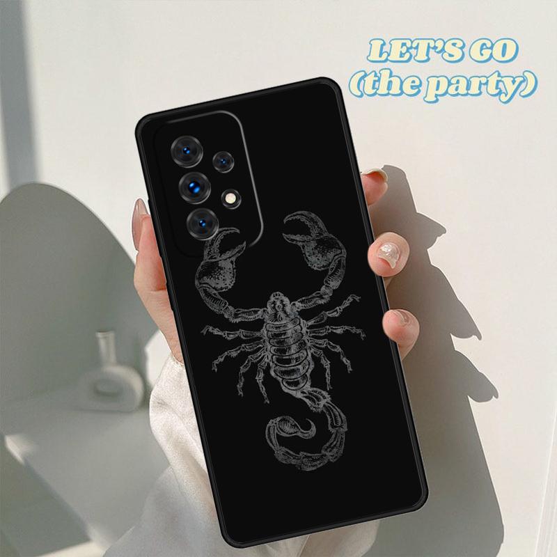 Scorpion phone case For Samsung Galaxy A42 A31 A40 A51 A71 A32 A80 A91 A52 A72 A73 A20e A21S A50 A70 A11 A12 Cover