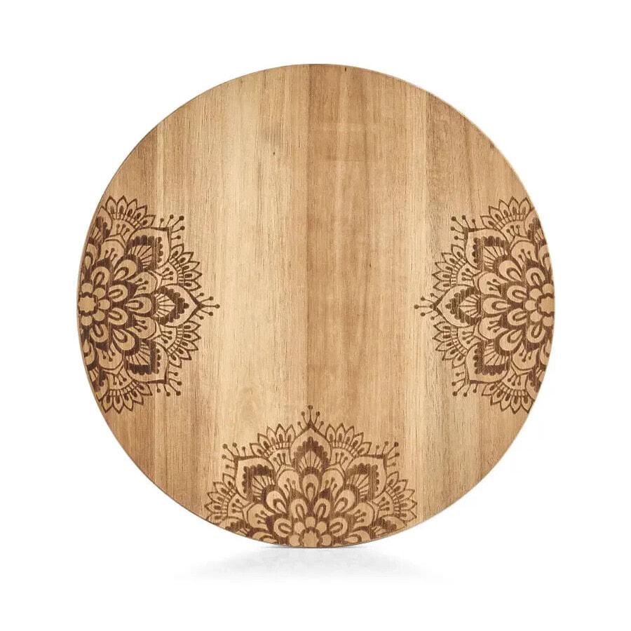 

Борт для нарезки/подачи с рисунком, Акация, круглый, Zeller