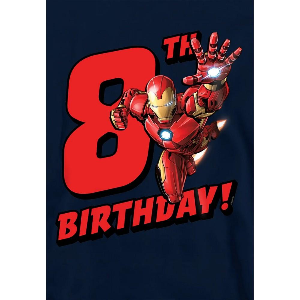 Marvel Childrens/Kids Iron Man 8th Birthday Hoodie