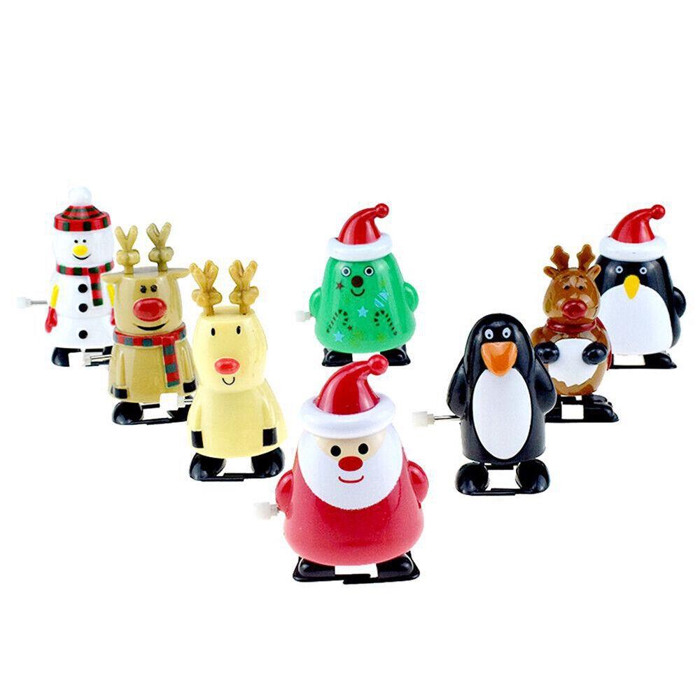Exquisite Santa Clockwork Wind Up Toys For Kids Christmas Party Bag Stocking Fillers
