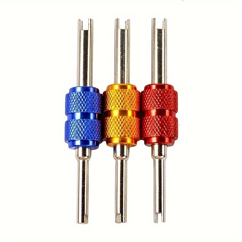 10pcs Universal Tire Valve Core Removal Tool Screwdriver Car Truck Bicycle Wheel Repair Tool Dual-Purpose