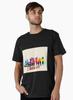 Cities Skylines Dodge City Skyline Art Watercolor Old West Drawing Premium T-Shirt
