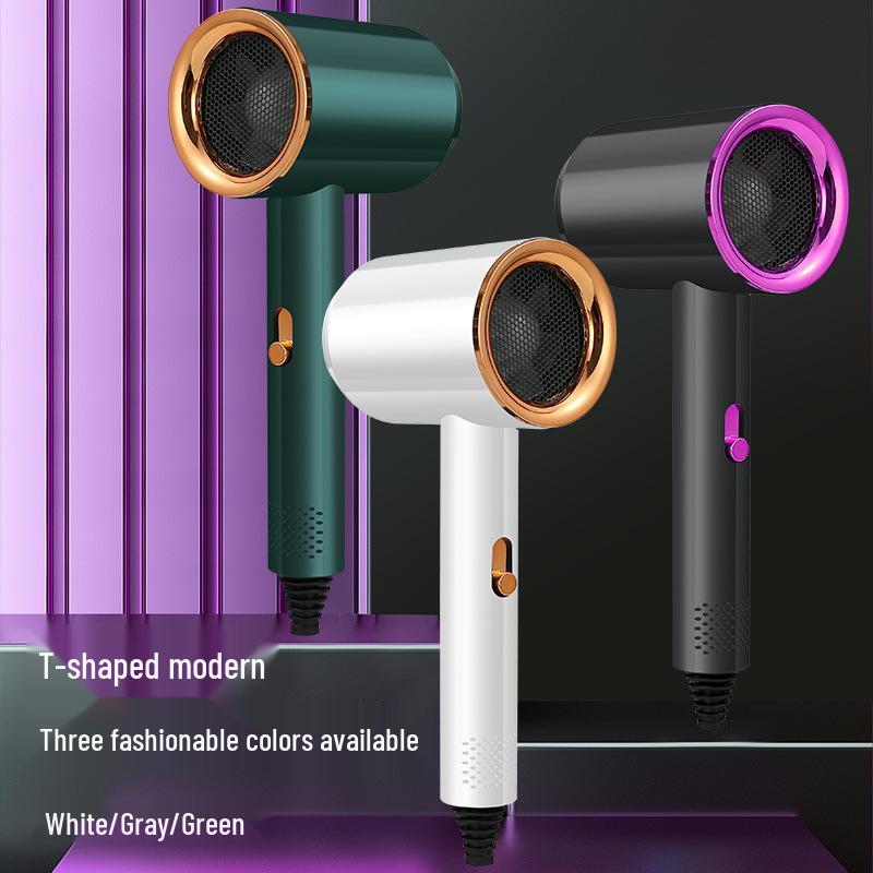 Silent Negative Ion Hair Dryer for Dormitory Use – Fast-Drying and Strong Wind, Ideal for Students and Home.
