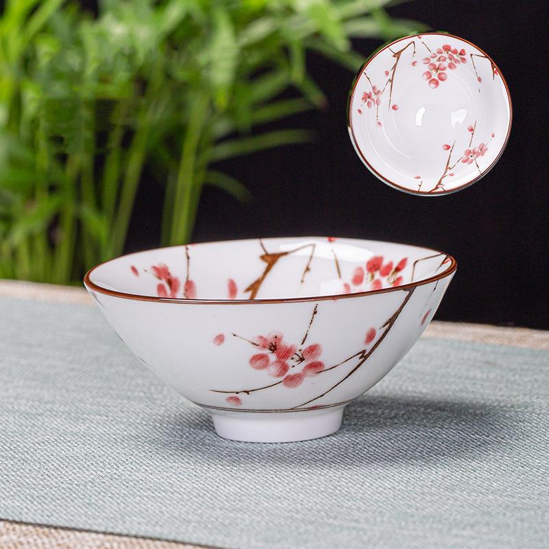 

1 шт. Китайская традиция Сине-белая фарфоровая чайная чашка Бытовая керамическая пиала для чая Мастер-чашка для чая Чашка для медитации Чайный набор 70 мл 8.2x3.5cm 70ml