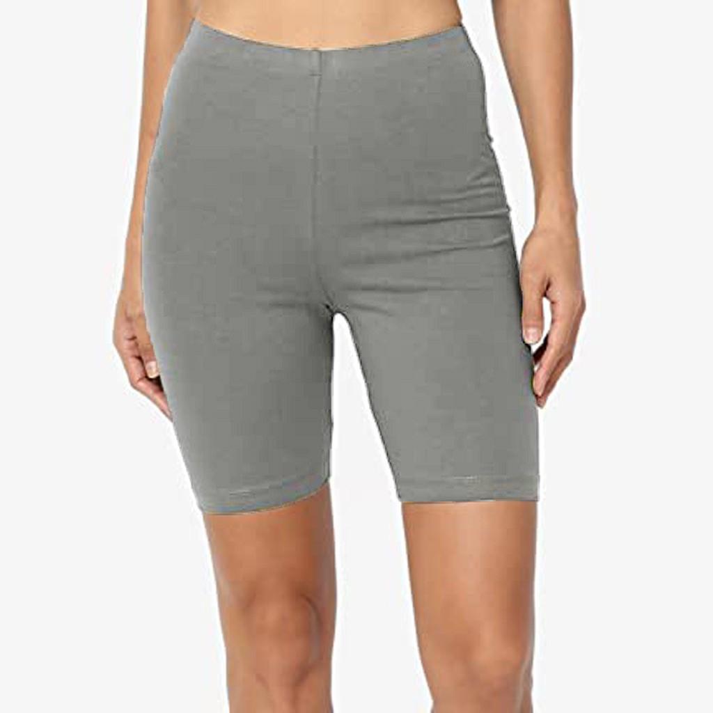 

Спортивная йога, однотонные эластичные хлопковые леггинсы до середины бедра с высокой талией, активные короткие леггинсы XL