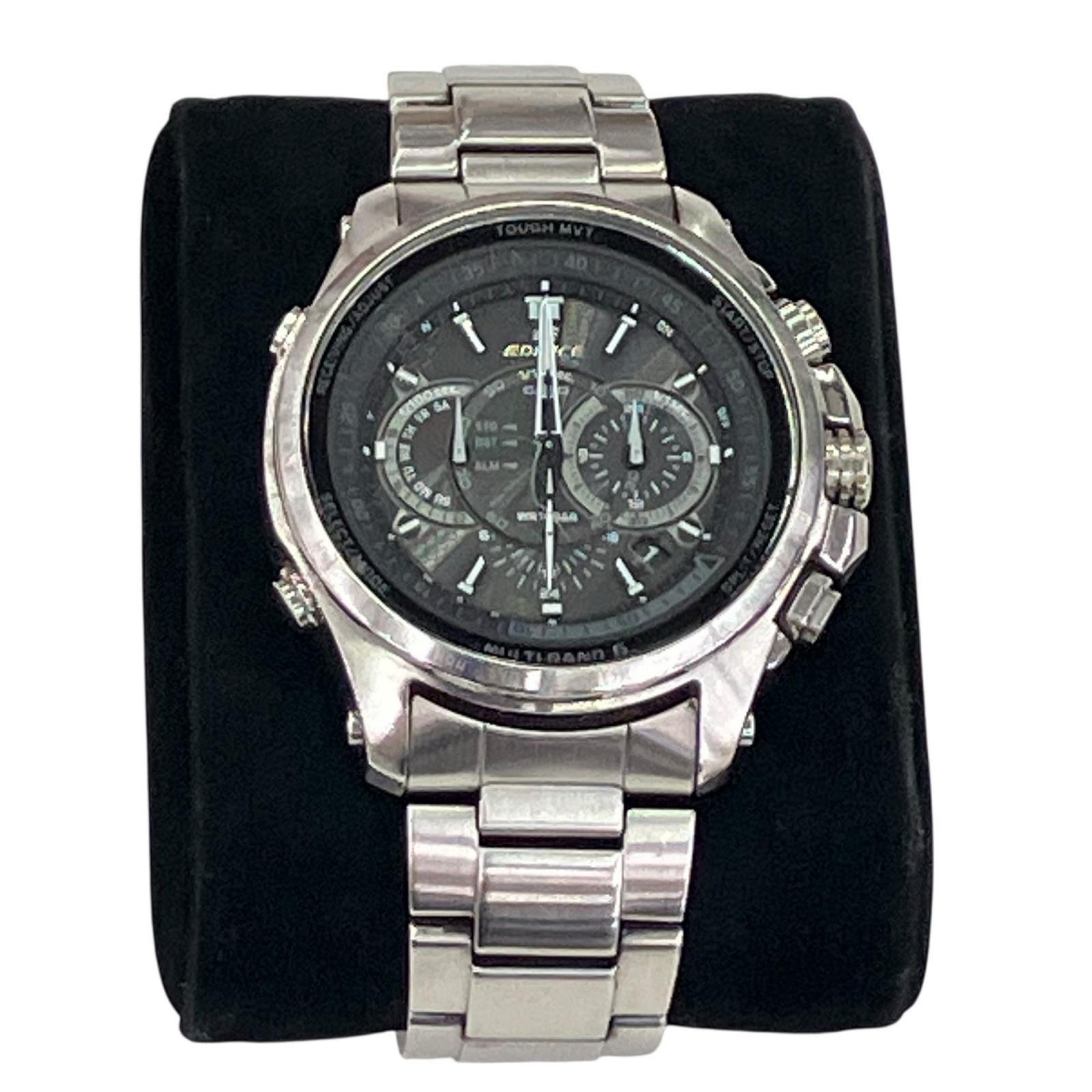 Used 186000 Current condition CASIO EDIFICE radio solar EQW-T720