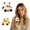 Panda Shaped Night Light Soft Silicone Touch Sensor Table Lamp Child Friendly Portable Rechargeable LED Light for Bedroom Nursery