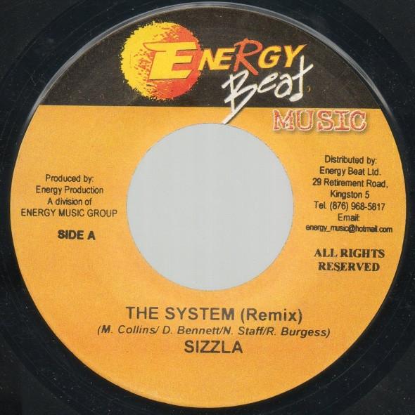 

7inch Record SIZZLA CAPITAL D System Remix Its Not Your Faul NONE ENERGY BEAT MUS Jamaica Reggae Ska Dub Used