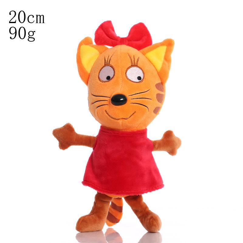 Anime Three Little Kittens TpnkoTa Plush Toy Russian Cartoon Tri Kota KoteKitty Cookie Pudding Candy Stuffed Animal Cat Fan Gift