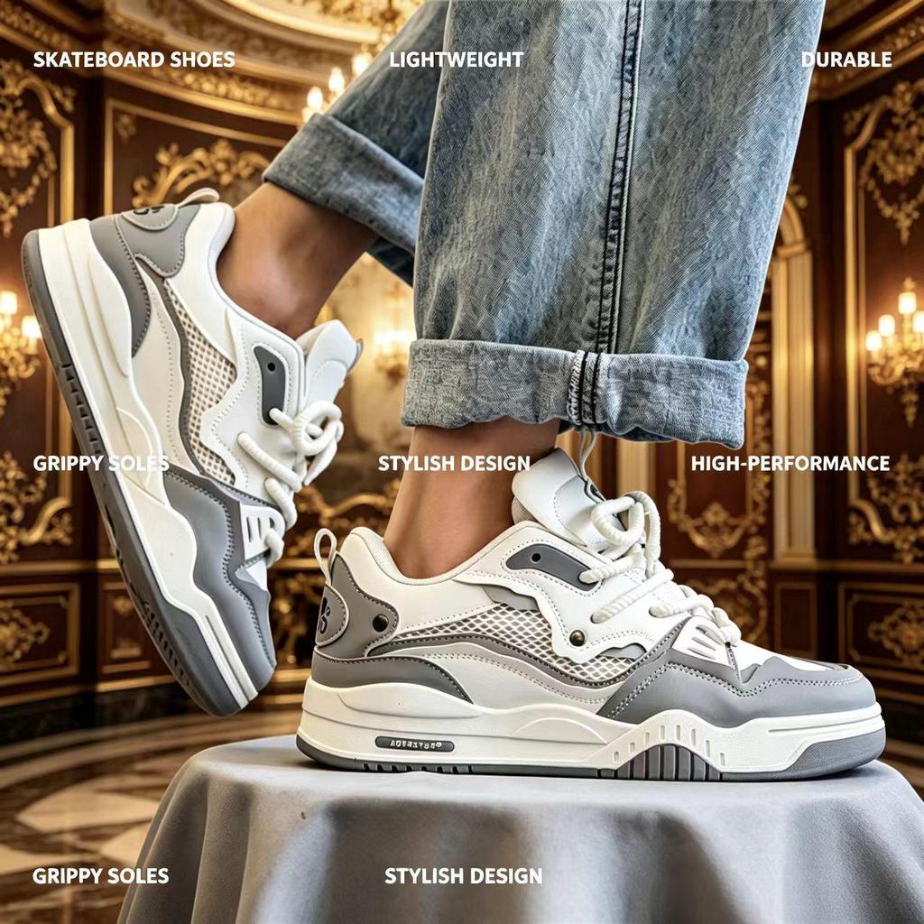 Cross 2026 Retro Platform Shoes: Non-slip, Height-Enhancing, Versatile Sneakers for Spring, Summer, and Autumn.