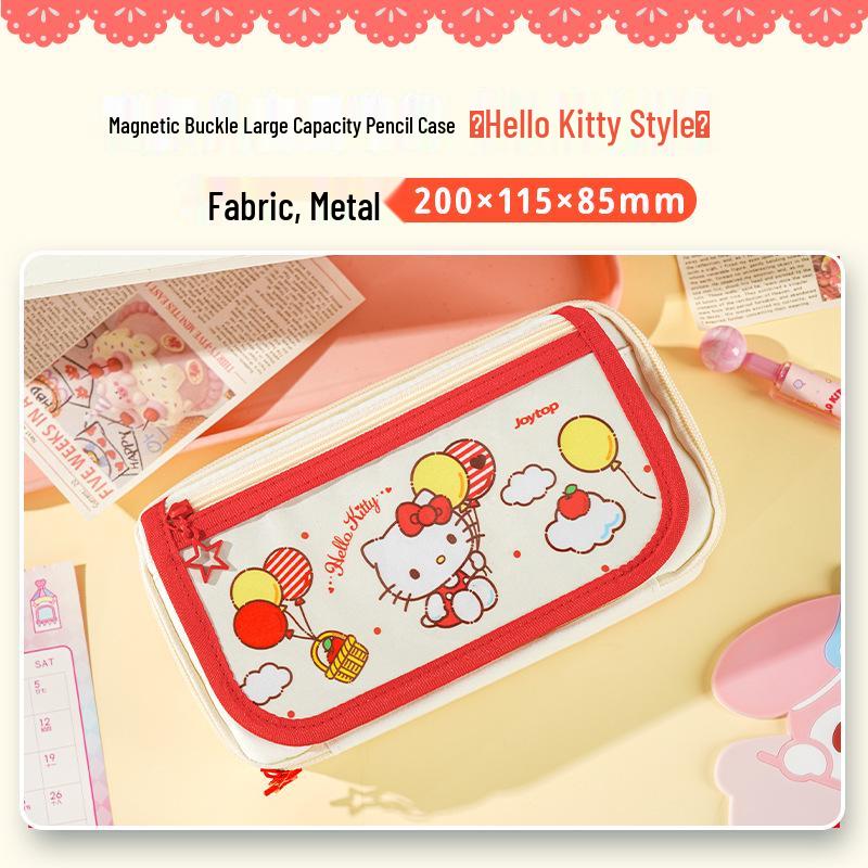 Кейс для карандашей и косметики Sanrio Hello Kitty большого объема