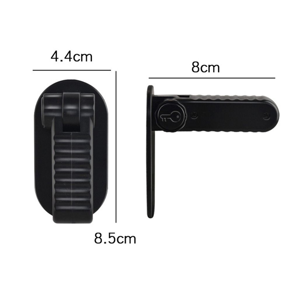 Anti-pinch Door Handle Lock Transparent Safety Protection Buckle New Child Safety Lock  Door Handle