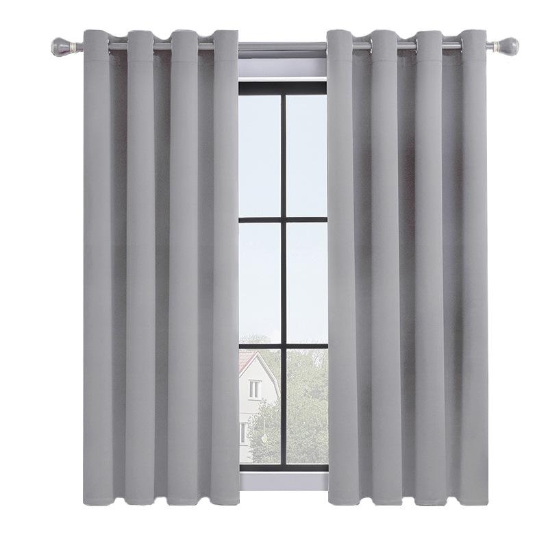 Μοντέρνες απλές μονόχρωμες κουρτίνες συσκότισης Ολοκληρωμένες ηχομονωτικές κουρτίνες κρεβατοκάμαρας ξενοδοχείου