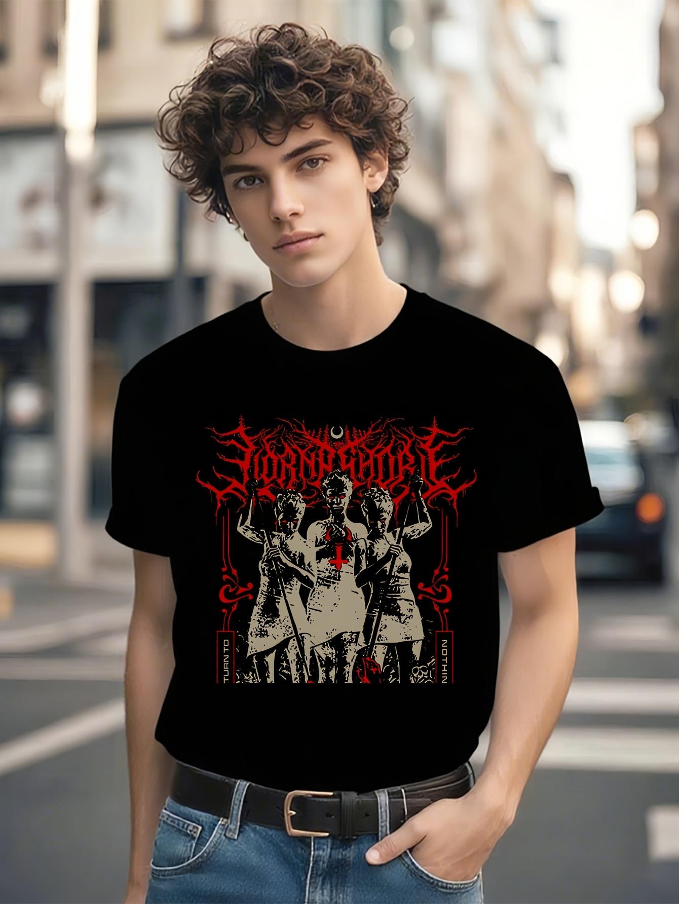 Gothic Heavy Metal Graphic Tshirt Graphic Tshirt - Lorna ... S