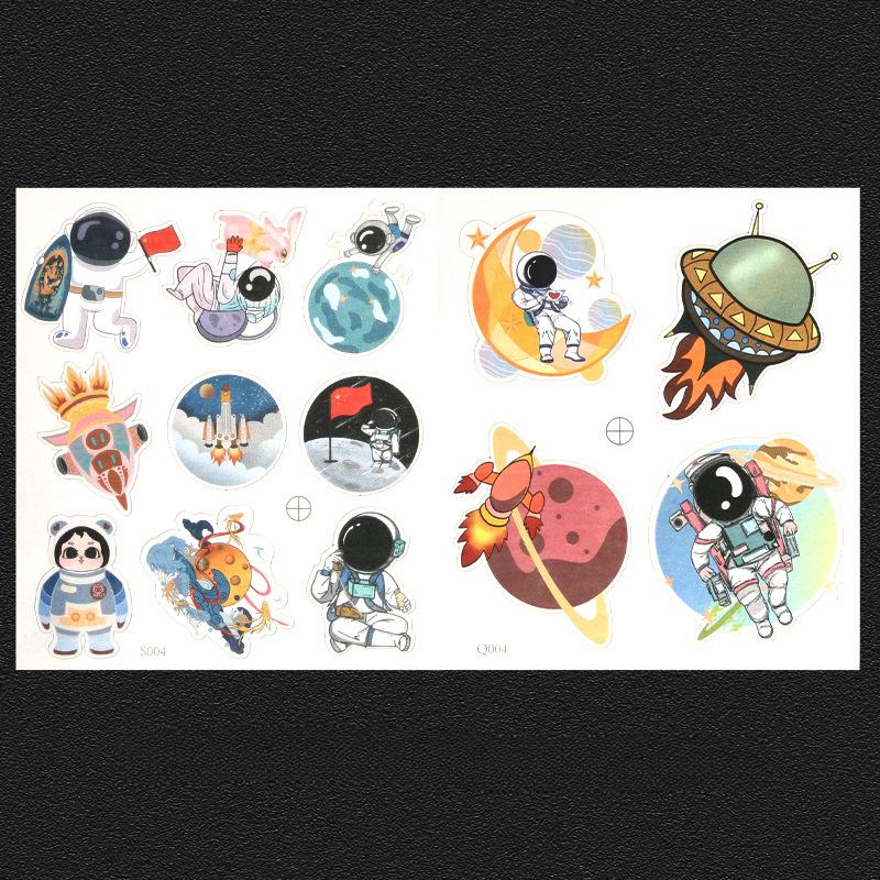 Cartoon Down Jacket Patch Sticker, Clothes Hole Decoration Pattern Decal, Self-Adhesive And Non-Marking Repair Repair Cloth Sticker