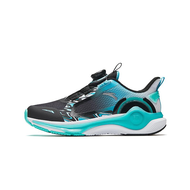 Anta Kids Lingyun Synthetic Leather Fabric Comfortable Simple Versatile Breathable Lightweight Shock Absorption Low Top Running Shoes A12515508-1