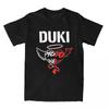 Streetwear Duki T-Shirt Damen Unisex Lässig Kurzarm Cool Modo Dlablo Y2K Fun O-Ausschnitt Harajuku Baumwoll-Tees Übergroße Oberteile