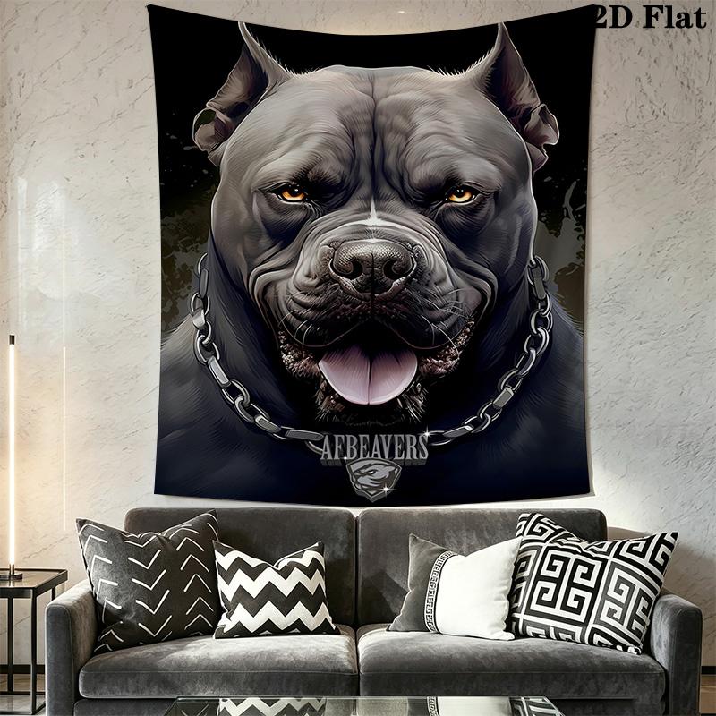 Fierce guard dog Pattern Home Decor Tapestry, Wall Hanging, Decorative RV Wall Cloth.MGT0918459
