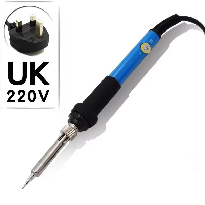 60W Electric Soldering Iron EU/US/UK Plug Temperature Adjustment Soldering Iron Household Electronic Welding Repair Tool