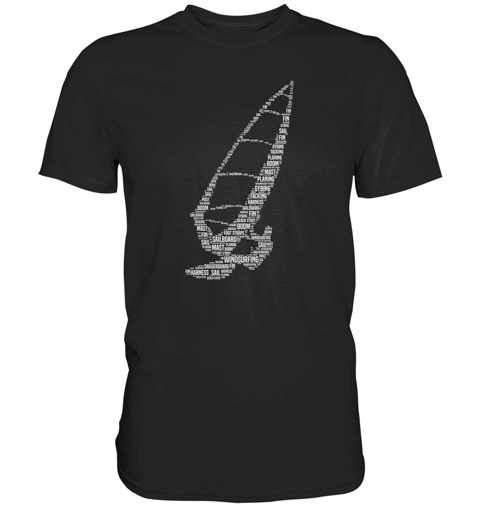 T Shirt Windsurfing Terms Windsurfer Gift Windsurf - Premium T-Shirt L
