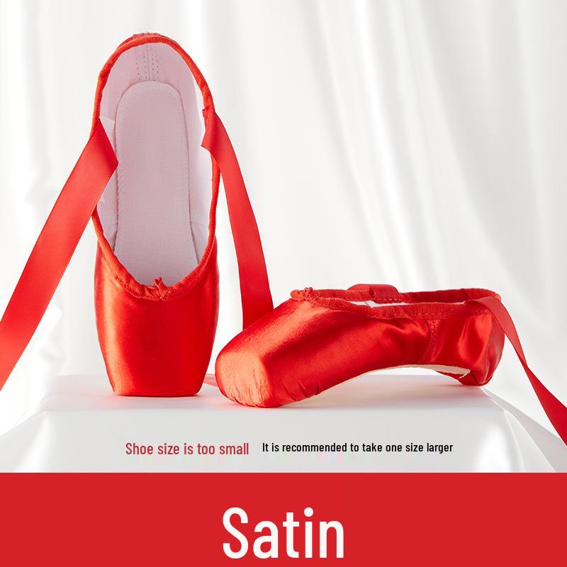 Beginner Youth & Adult Ballet Pointe Dance Shoes for Practice & Performance