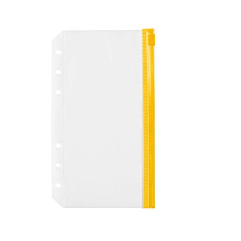 

Пластиковый конверт с застежкой-молнией A5/A6/, вставка для кошелька, сменный органайзер, папка со спиральным планом, сумка для хранения карточек, упаковка A6 17x11cm