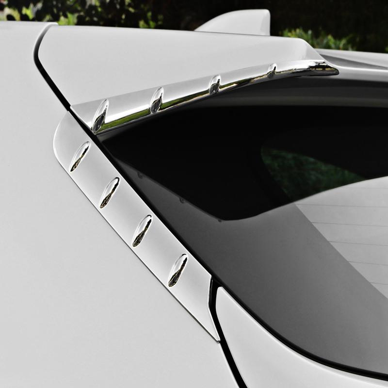 For Toyota Highlander XU70 Kluger 2020-2024 2024 ABS Car Boot Lip Trim Rear Roof Trunk Spoiler Wing Tail Air Deflector Sequins