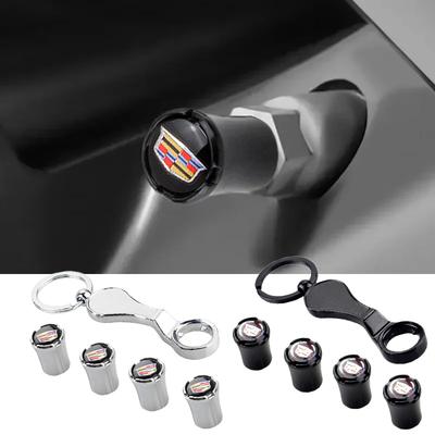 Car Wheel Tire Valve Stem Cap With Wrench for Escalade CTS ATS SRX Deville BLS XT4 XT5 XT6 STS XTS SLR XLR CT4 CT5 CT6