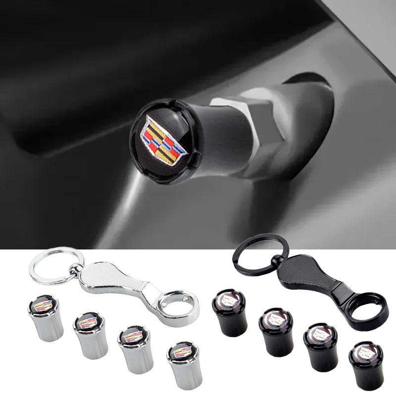 Car Wheel Tire Valve Stem Cap With Wrench for Cadillac Escalade CTS ATS SRX Deville BLS XT4 XT5 XT6 STS XTS SLR XLR CT4 CT5 CT6 zg2