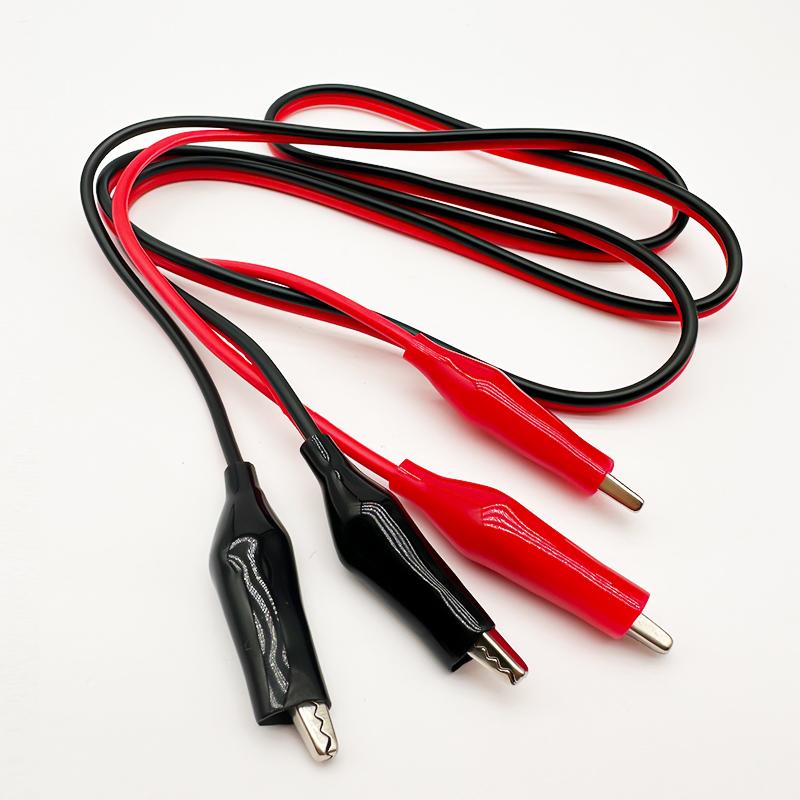 

Alligator Cilp To 4mm Banana Plug Test Cable Lead Connector Dual Tester Probe Crocodile Wires Clip For Multimeter Measure Tool about 1m