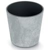 URBI Round Beton Effect DURO250E Round Flowerpot, 25x25cm, Beton Color