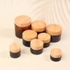 5/10/15/20/30/50/60/100G Dark Tan Cream Bottle Glass Separate Bottle Face Cream Eye Cream Box Travel Empty Cosmetic Container