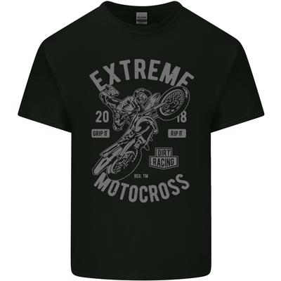 Camiseta Ligera de Algodón para Hombre Unisex Motocross Extremo Motocicleta Motox