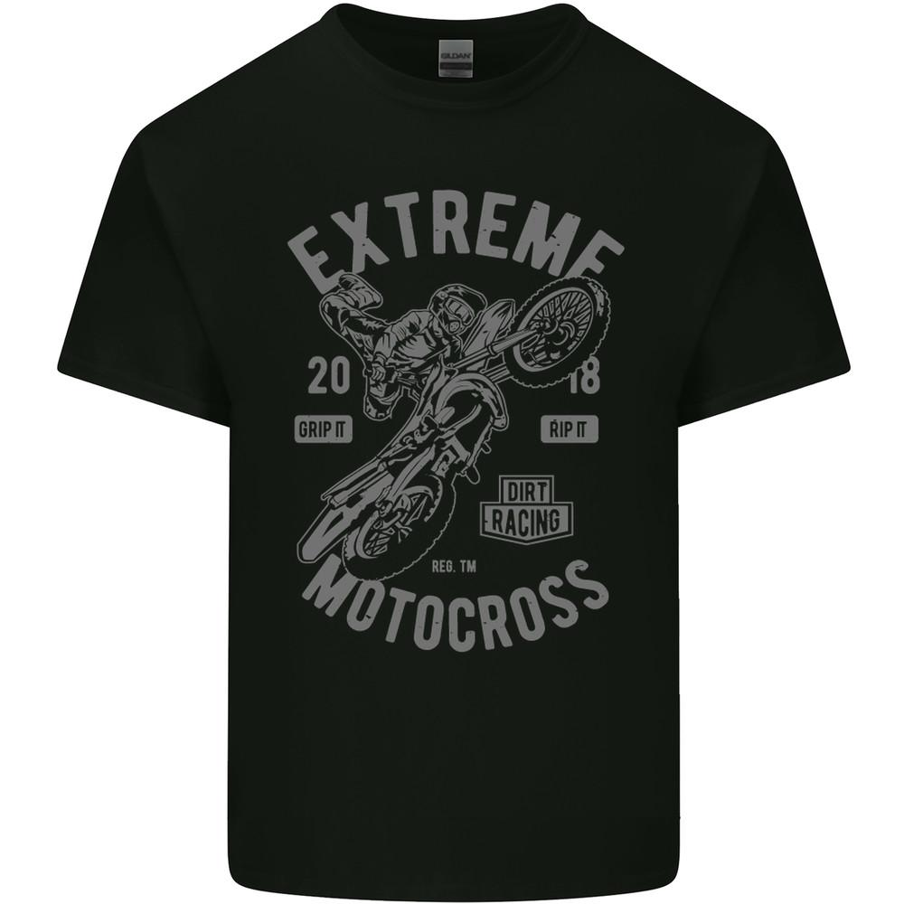 Extreme Motocross Motorbike Motox Mens Light Cotton T-Shirt Unisex T-Shirt L