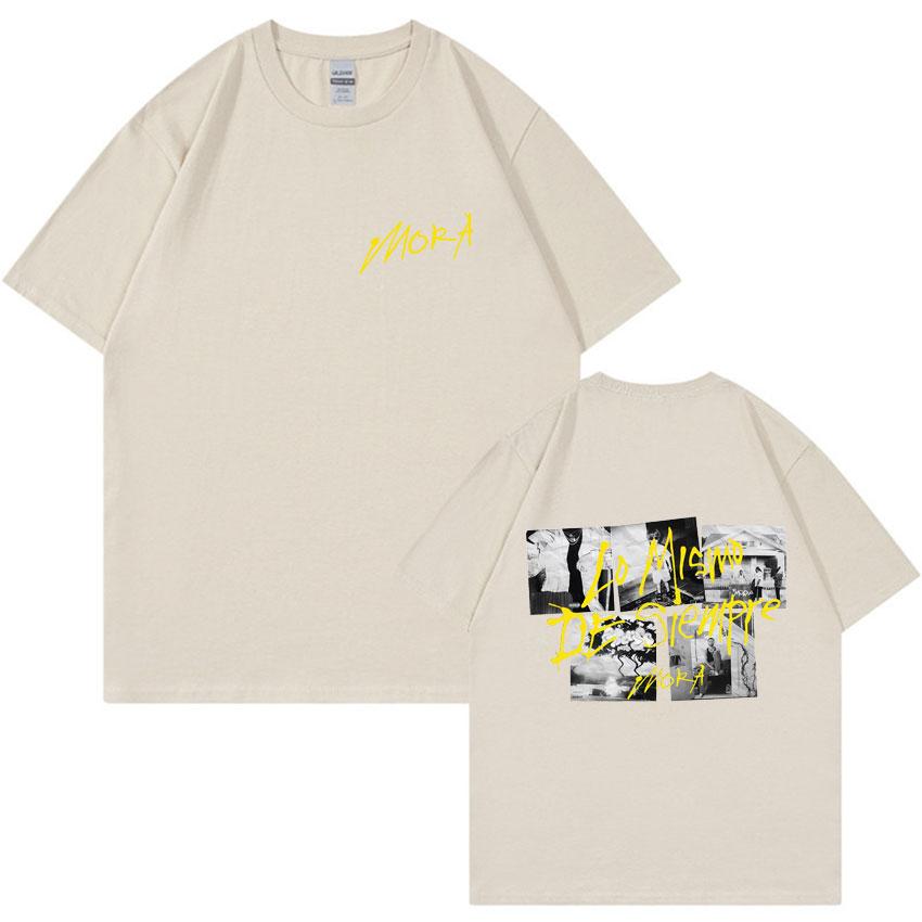 Singer Mora 2025 Graphics Gothic Mens Cotton Harajuku Tee Shirt Crewneck Tshirt Oversized Casual Summer Loose Tshirts Teenagers