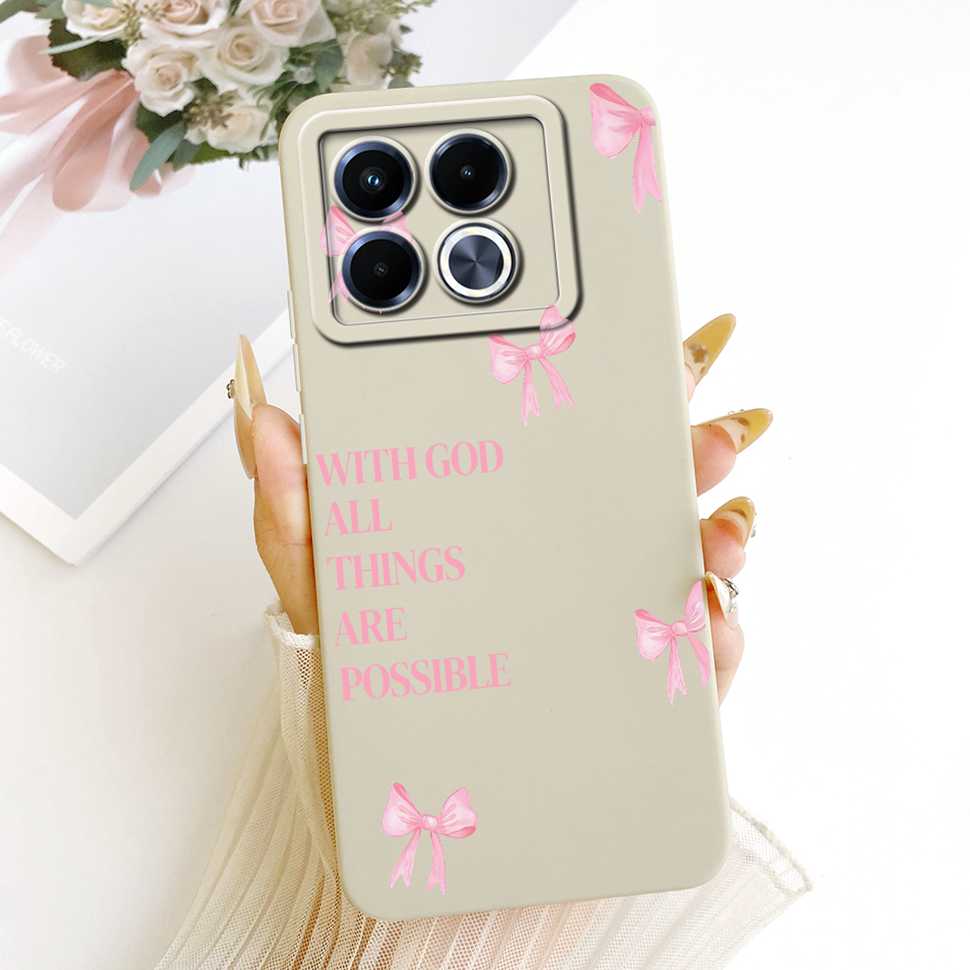 

For Infinix Note 40 5G Case X6852 Soft Slim Rabbit Sunflower Back Cover Fundas For Infinix Note40 Note 40 5G Shell Bumper Infinix Note 40 5G