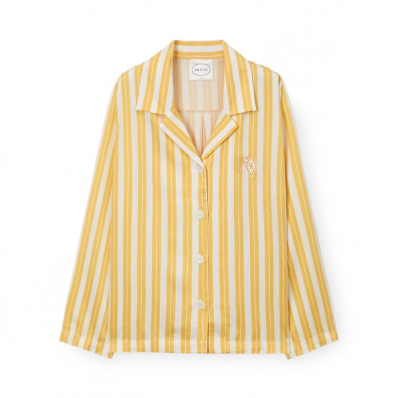 Orcite Women S Long Sleeve Pajama Set H013 Melin Yellow