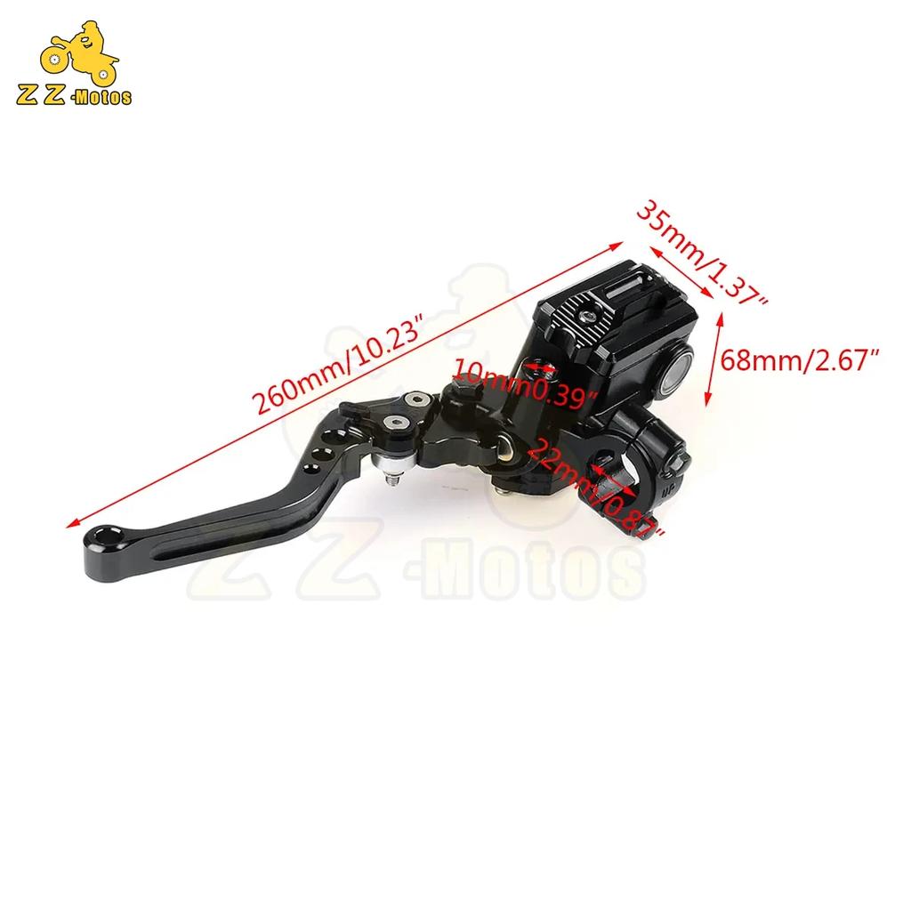 Motorcycle Handlebar Master Cylinder Levers Handle Hydraulic Brake Pump Clutch