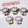 10 Pcs New Resin Cute Cartoon Bow Knot Cat Paw Flat Bottom Scrapbook Diy Jewelry Hair Clips Phone Case Ornament Accessories A97