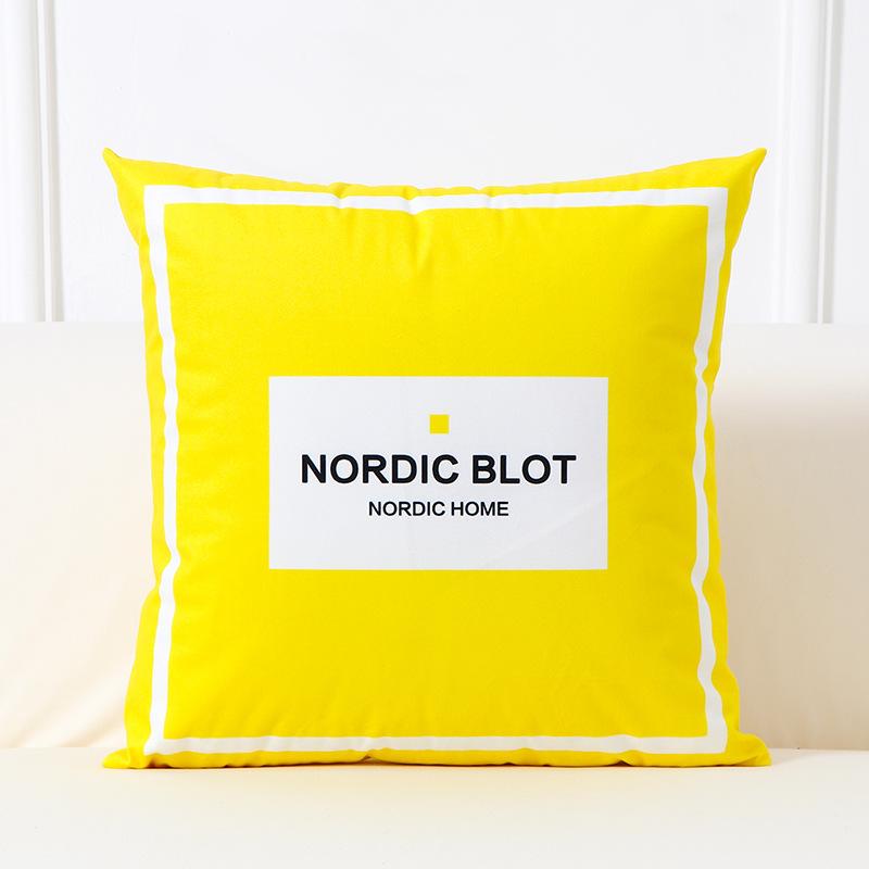 Pillow Cushion Office Waist Cushion Living Room Chair Sofa Waist Cushion Nordic Ins Style Simple and Modern