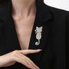 Bow Cat Style Brooch Universal Animal Metal Corsage Pin High-end Temperament Versatile Clothes Bag Scarf Accessories Brooch
