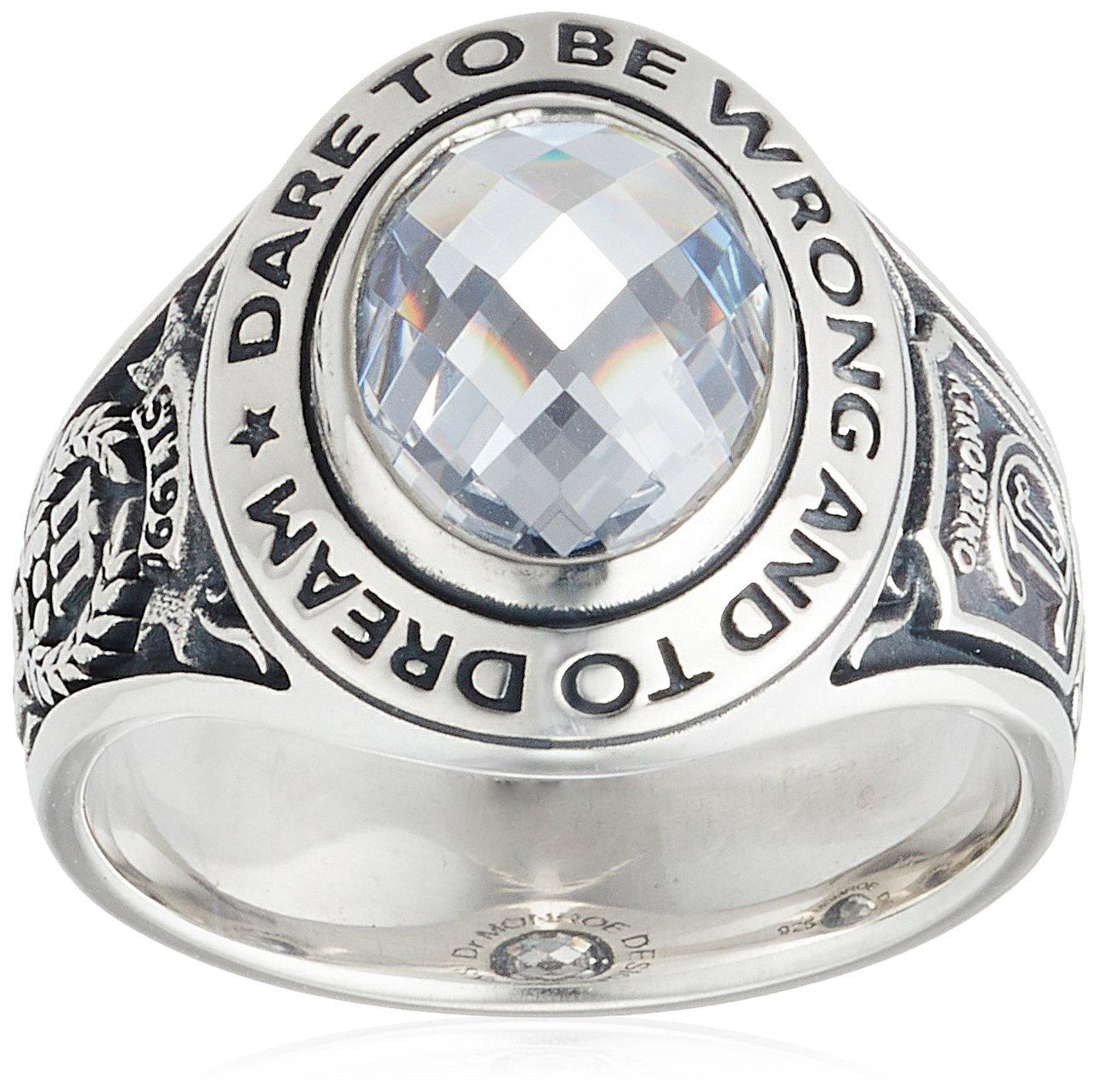 

Monroe Narrow Message College 925 Sterling White Cubic Japanese Size 18 Dr. Ring, Silver, Zirconia, FC-215-SV-WCZ-18,