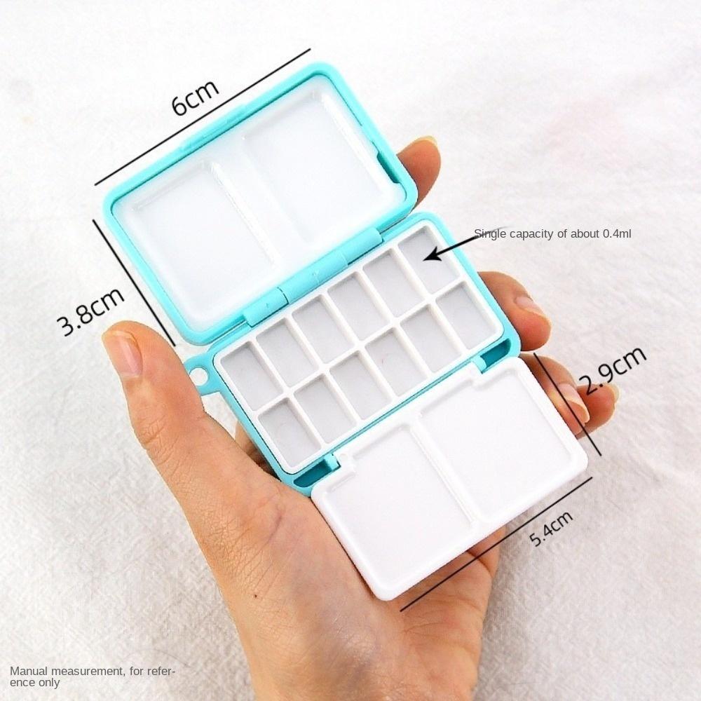 Palette Travel Plastic Painting Box Mini Portable Pigment Box New Watercolor Paint Subpackage
