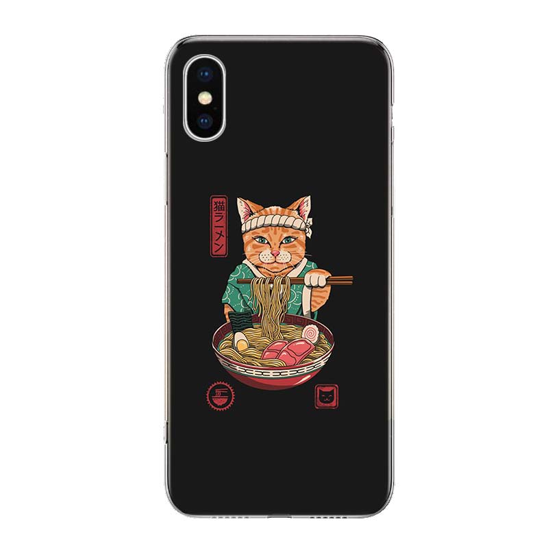Great Ramen Wave Japan Phone Case Cover For iPhone 11 12 13 Mini 14 15 Plus 16 Pro Max 17 Air 7 8 + SE Art Customized Fundas 11