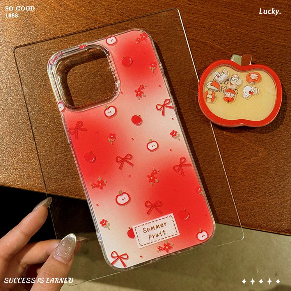 Creative Apple Shake Stand Mobile Case Applicable To Apple 16promax Anti Fall IPhone 15 Protector Case 14