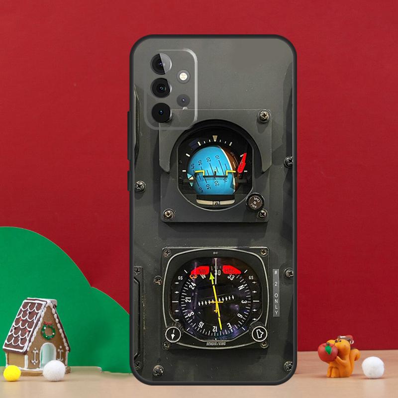 Aviation Aeroplane Pilot Cockpit Case For Samsung Galaxy A17 A06 A16 A56 A36 A54 A34 A14 A52 A32 A13 A23 A33 A53 A15 A35 A55