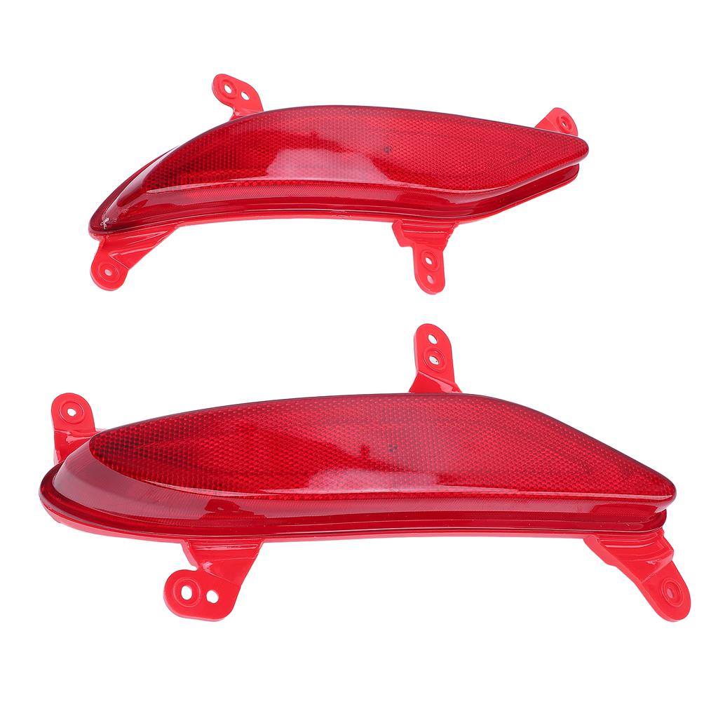 Pair of Rear Bumper Reflector Colorfast 924062W200 Red Housing Left Right Reflective Strip for Santa Fe Sport 2013 2016