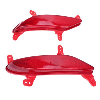 Pair of Rear Bumper Reflector Colorfast 924062W200 Red Housing Left Right Reflective Strip for Santa Fe Sport 2013 2016
