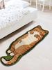 Cartoon Cat Pattern Soft Carpet Bedroom Bedside Rug Living Room Decorative Carpet Bedside Floor Mat Waterproof Home Decor